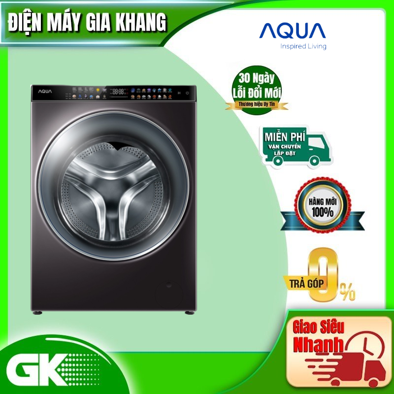 Máy giặt sấy Aqua Inverter 15kg/10kg AQD-DH1500G(PP) - Hàng chính hãng (chỉ giao HCM)