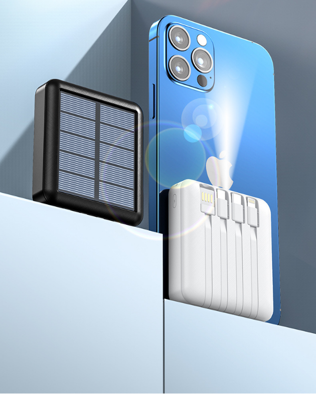 Pin Dự Phòng Năng Lượng Mặt Trời Siêu Mỏng Solar PowerBank