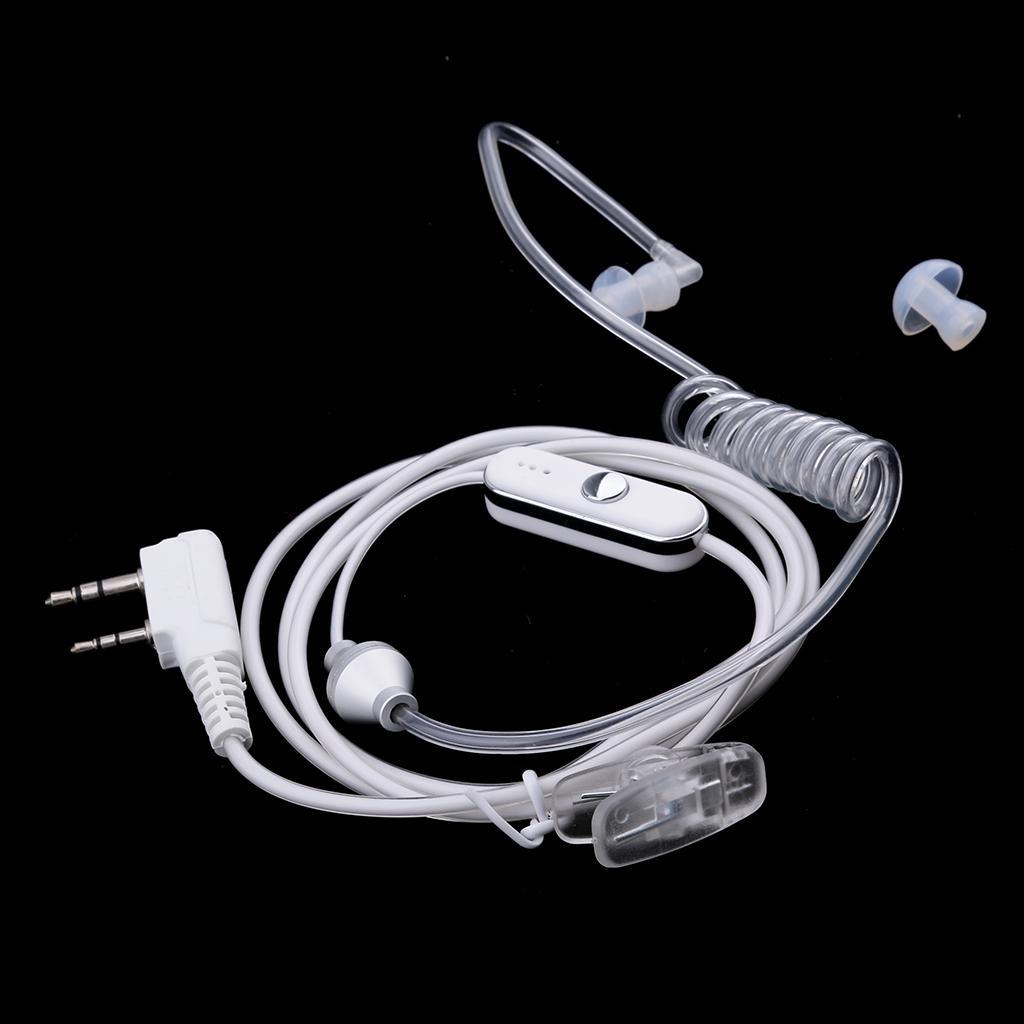Radio 2 Pin Earpiece with High Quality PTT Microphone for Two Way Radio