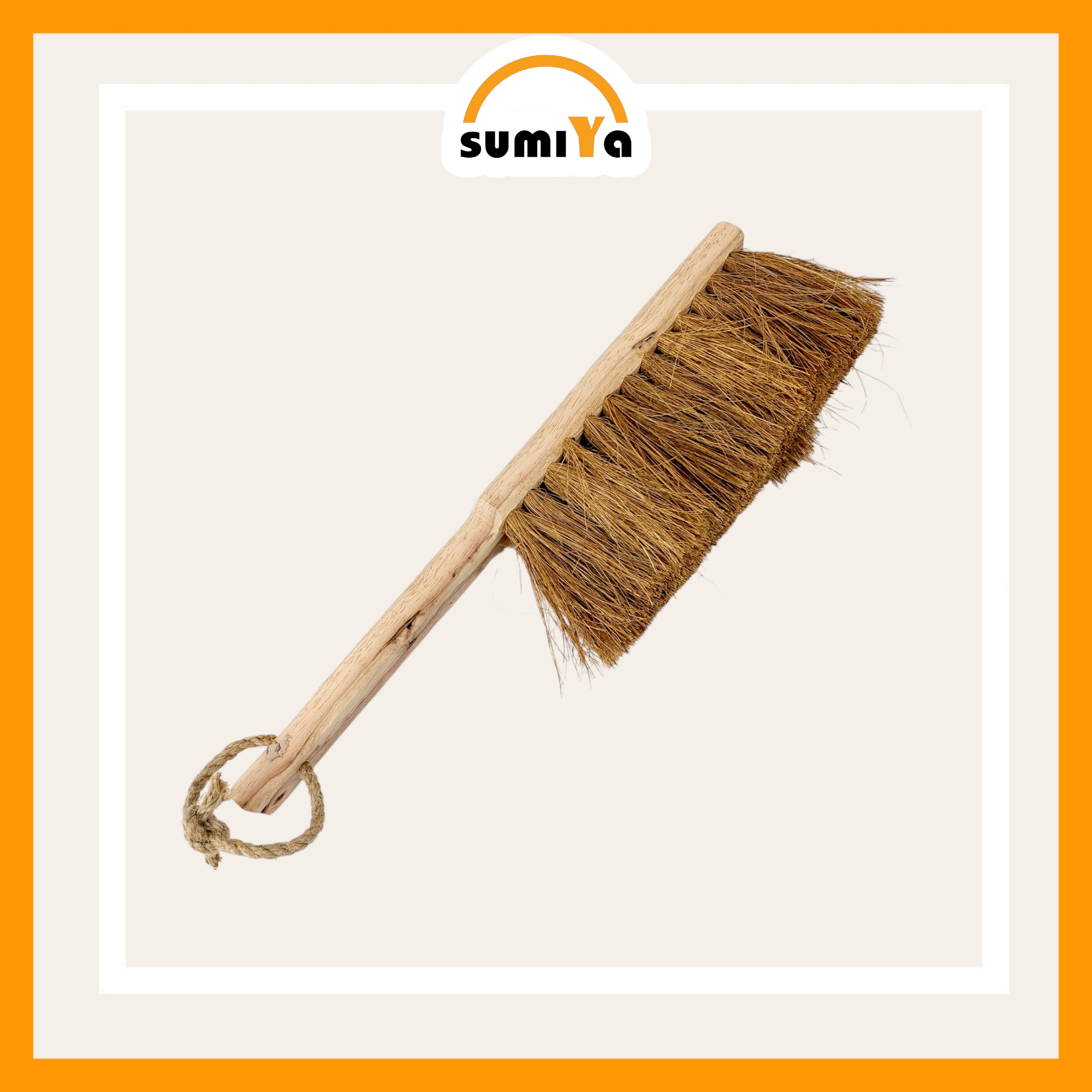Cọ xơ dừa cán gỗ, cọ xơ dừa đa năng, cọ tiện dụng, cọ vệ sinh sàn, chà sàn, chà thảm