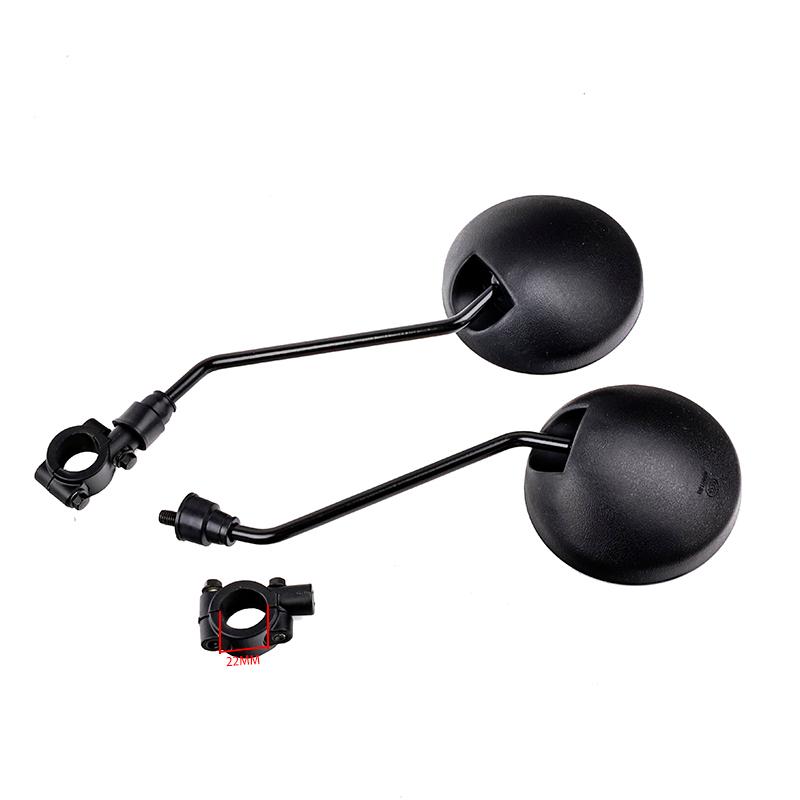 Xe tay ga điện 2 mảnh, xe đạp, xe máy, xe máy xuyên quốc gia, gương chiếu hậu, gương phản xạ quay có thể điều chỉnh Color: 1 Set C