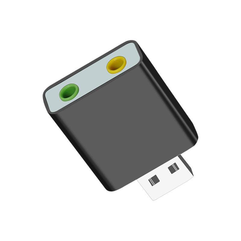 Giá thấp nhất card âm thanh USB card âm thanh bên ngoài máy tính để bàn chủ máy tính xách tay giao diện chuyển đổi dòng chuyển đổi âm thanh độc lập bên ngoài