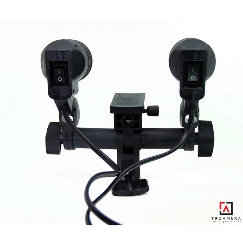 Combo Đui Đèn Đôi E27 + 2 Bóng Đèn LED siêu sáng 50W