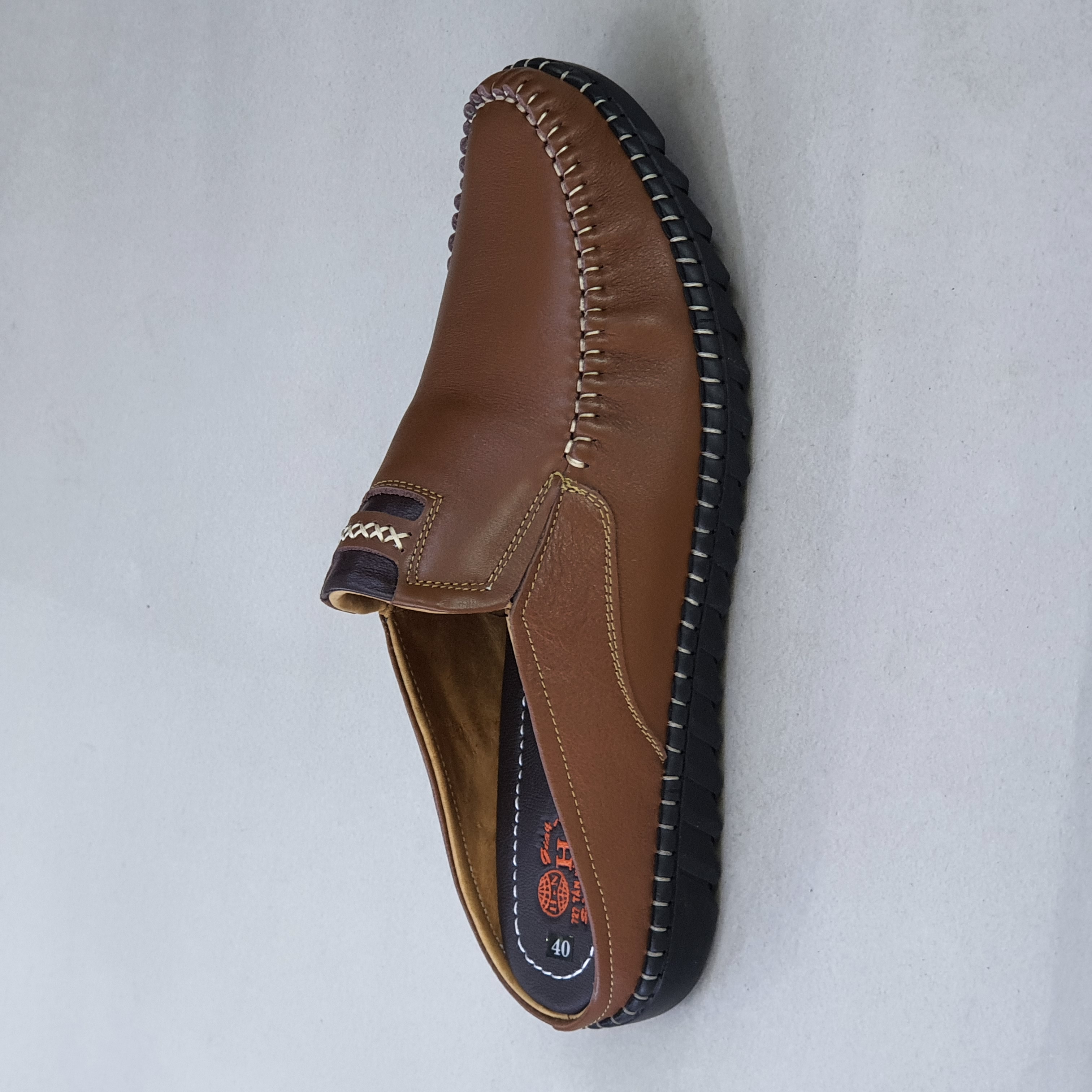 Dép bít mũi nam da bò thật HÀ NAM cao cấp GSB2045