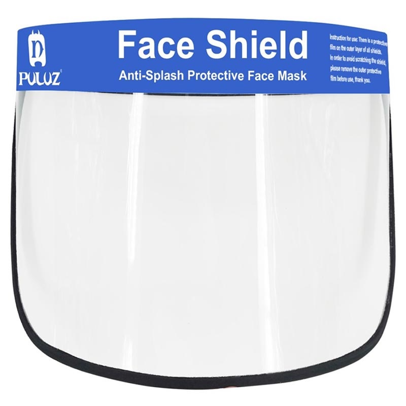 Mặt Kính Chống Giọt Bắn Face Shield Trong Suốt - Nhựa Kính Chống Lóa, Chống Mờ, Tia UV 100% - Kết Hợp Đeo Với Kính Cận, Kính Viễn, Khẩu Trang,...