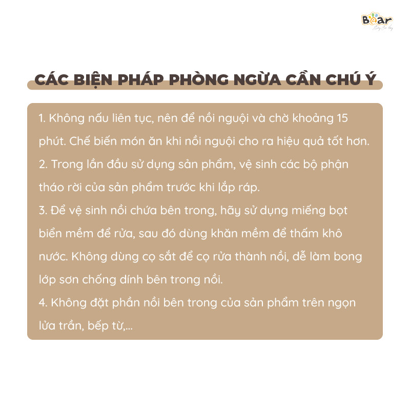 Nồi Cơm Điện Tử Bear 3L Lòng Nồi 5 Lớp Đa Năng Nấu Cơm Nấu Cháo Hầm Hấp Hâm Nóng Hẹn Giờ Lên Đến 12 Tiếng SB-NC30A - HÀNG CHÍNH HÃNG