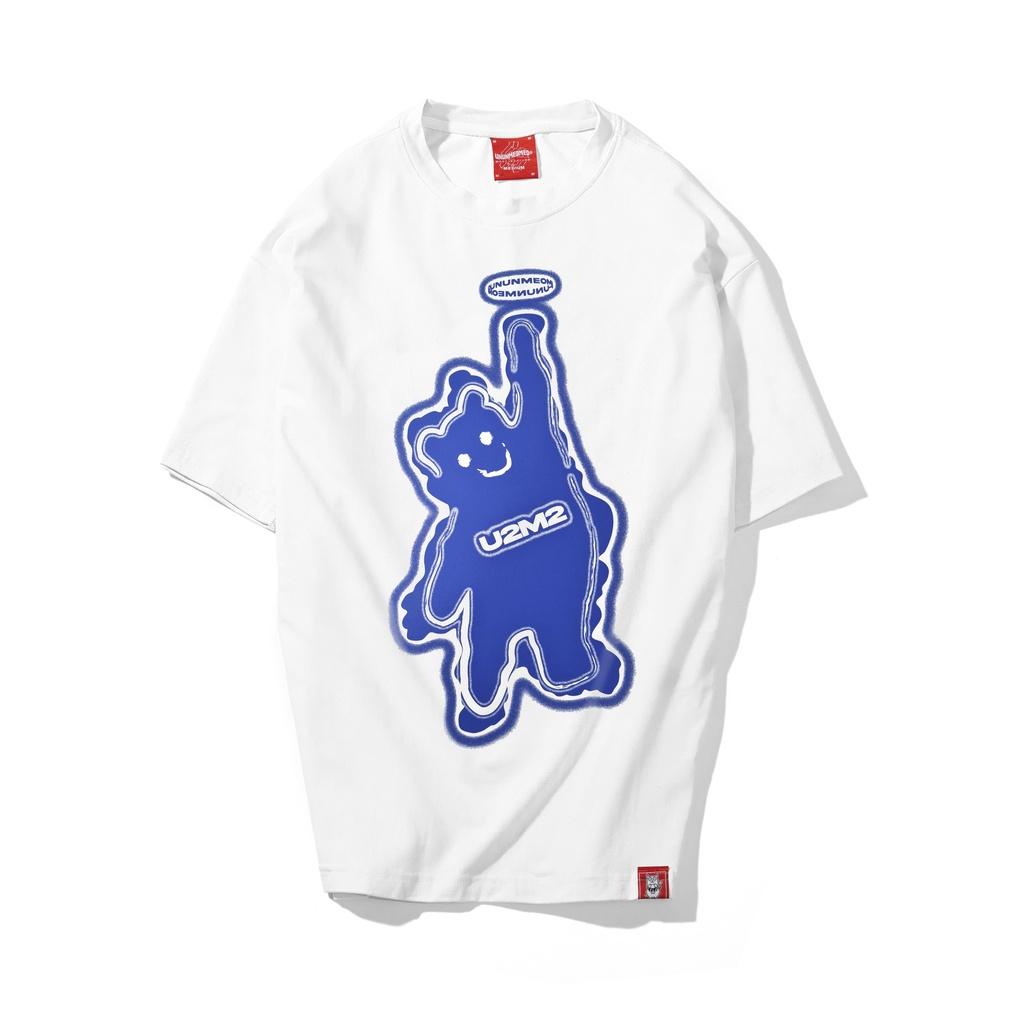 Áo thun in họa tiết Gấu - Unisex - From Rộng Tay Lỡ - Vải Thun Cotton 100% - Ủn Ủn Meo Meo