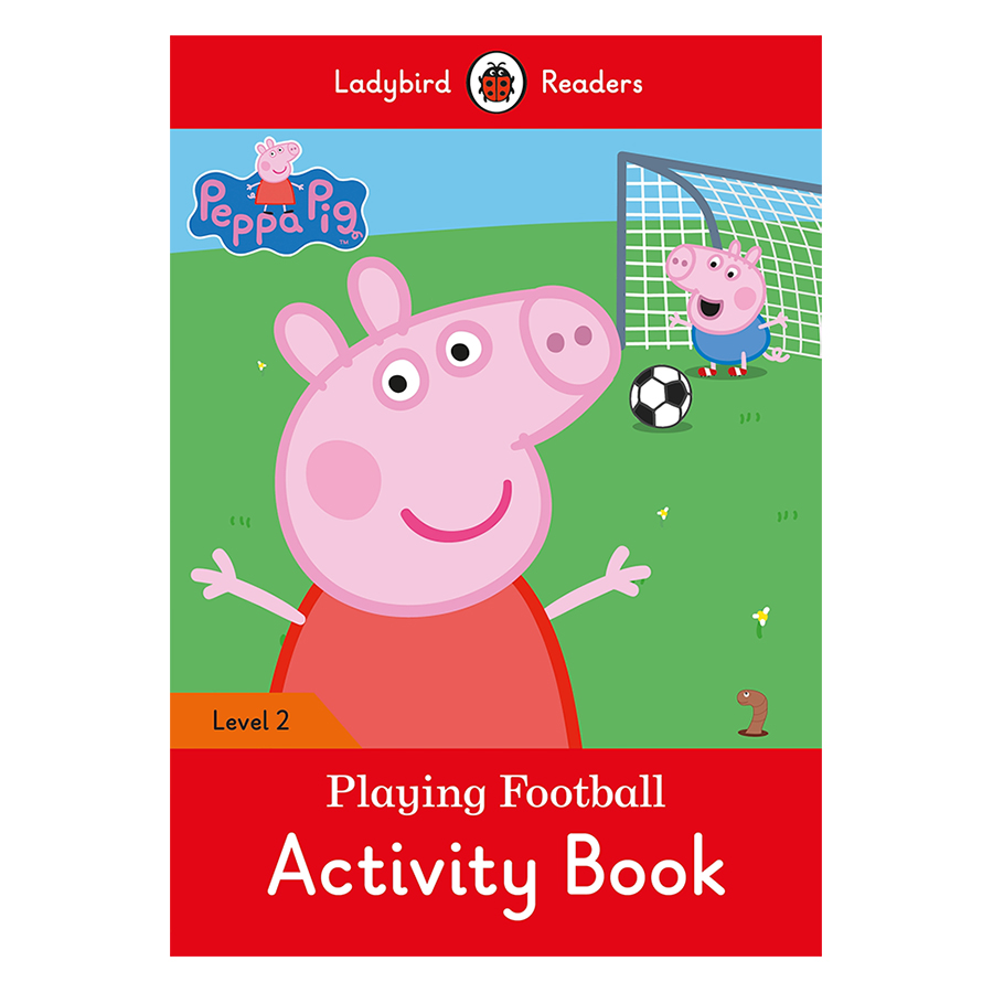 Hình ảnh Peppa Pig: Playing Football Activity Book- Ladybird Readers Level 2 (Paperback)