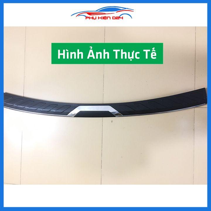 Ốp chống trầy cốp ngoài nhựa đen CRV 2019-2020-2021-2022 mẫu 2 dán cốp sau chống xước trang trí xe
