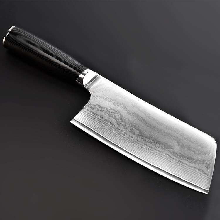 DAO BẾP SANTOKU THÉP DAMASCUS MÃ a1DT124