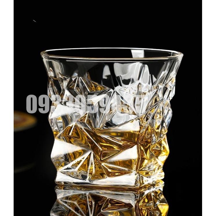 Ly rock thủy tinh pha lê uống whisky rượu mạnh, cốc uống ruou wine glass