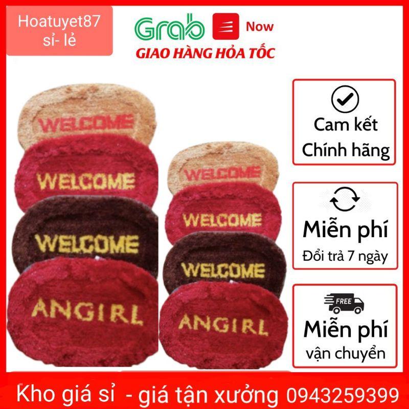 THẢM CHÙI CHÂN 3D lông xù, các màu KT 40x60cm có ma sát chống trượt