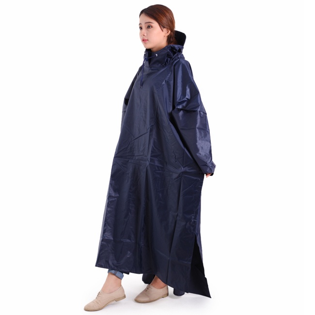 Áo mưa cánh dơi 2 đầu chất liệu vải dù siêu dày dặn, có túi đựng dễ bảo quản, màu sắc giao ngẫu nhiên