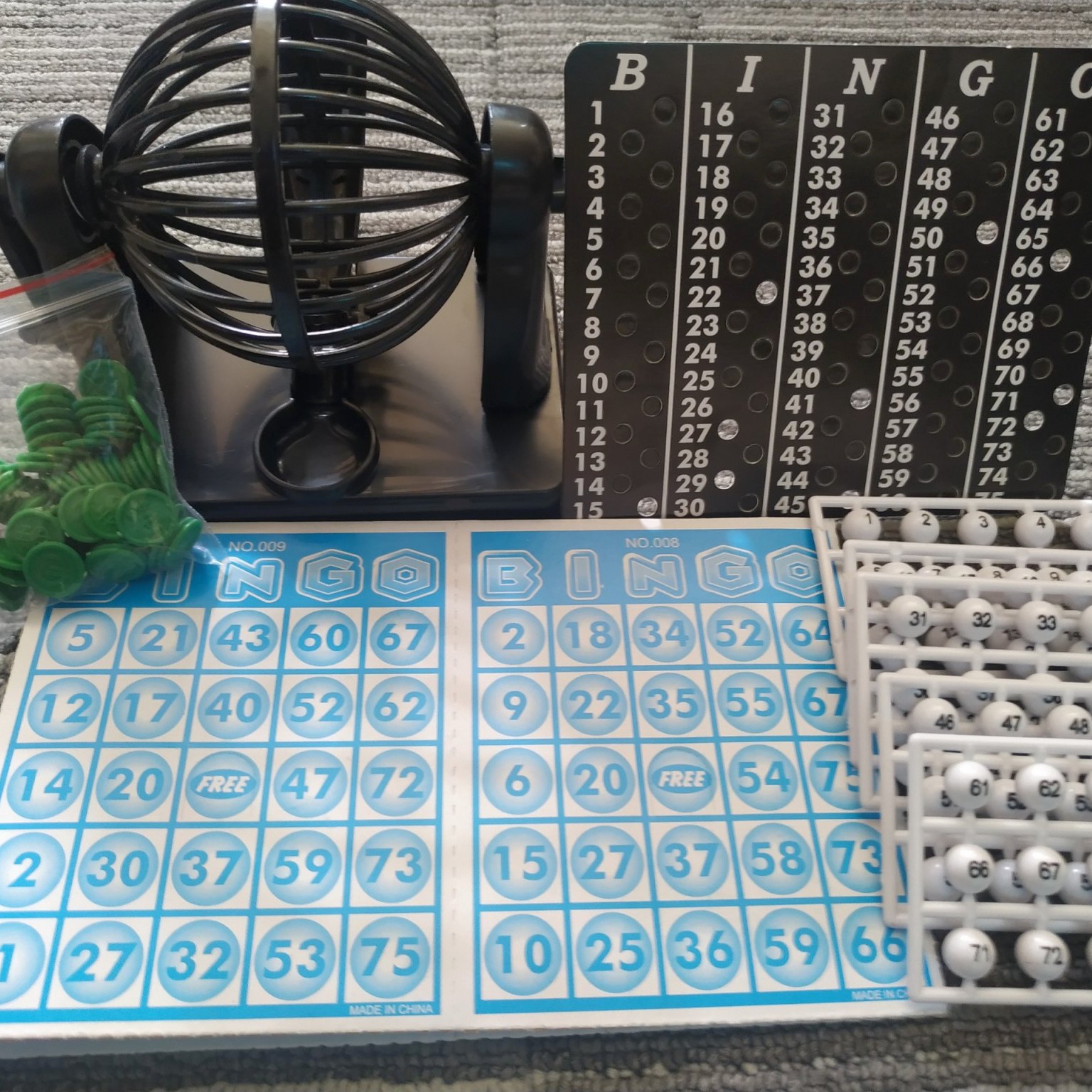 Bộ trò chơi Bingo Lotto 75 số