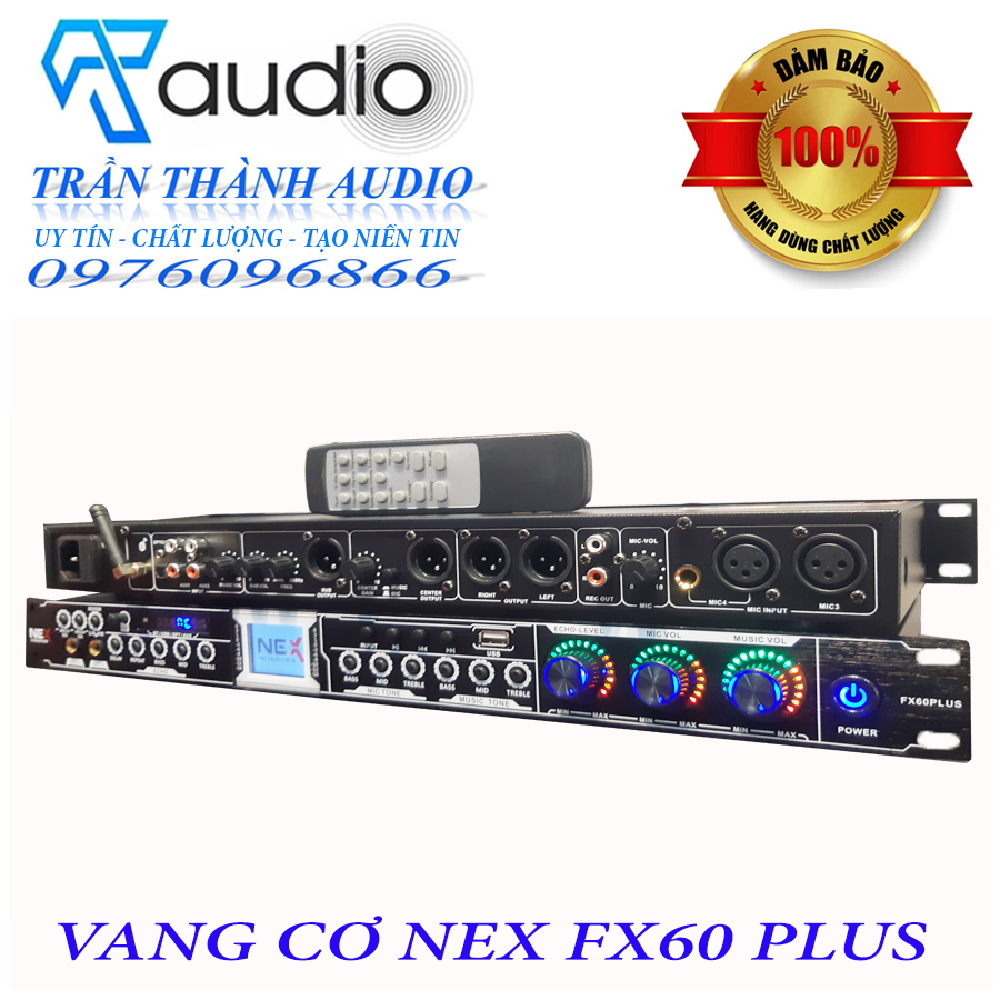 Vang cơ FX60 Plus,optical,reverb,bluetooth 5.0 , hàng chính hãng nhập khẩu 2023,có reverb bluetooth cổng quang tặng jac kết nối