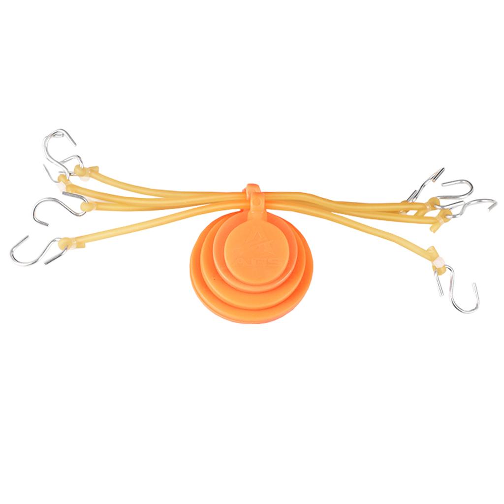 4pcs Silicone Spinner Target 3/4/5/6cm Swinging Spinning Targets