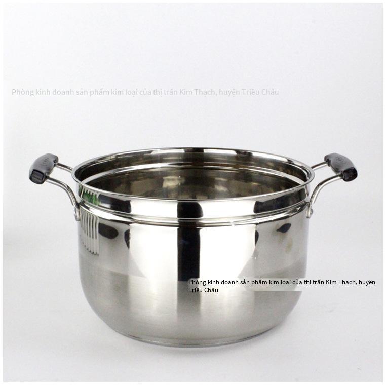 Nồi hấp súp hai đáy inox Nhật Bản được ưa chuộng nhất, nồi hấp súp đa năng 22cm-28cm