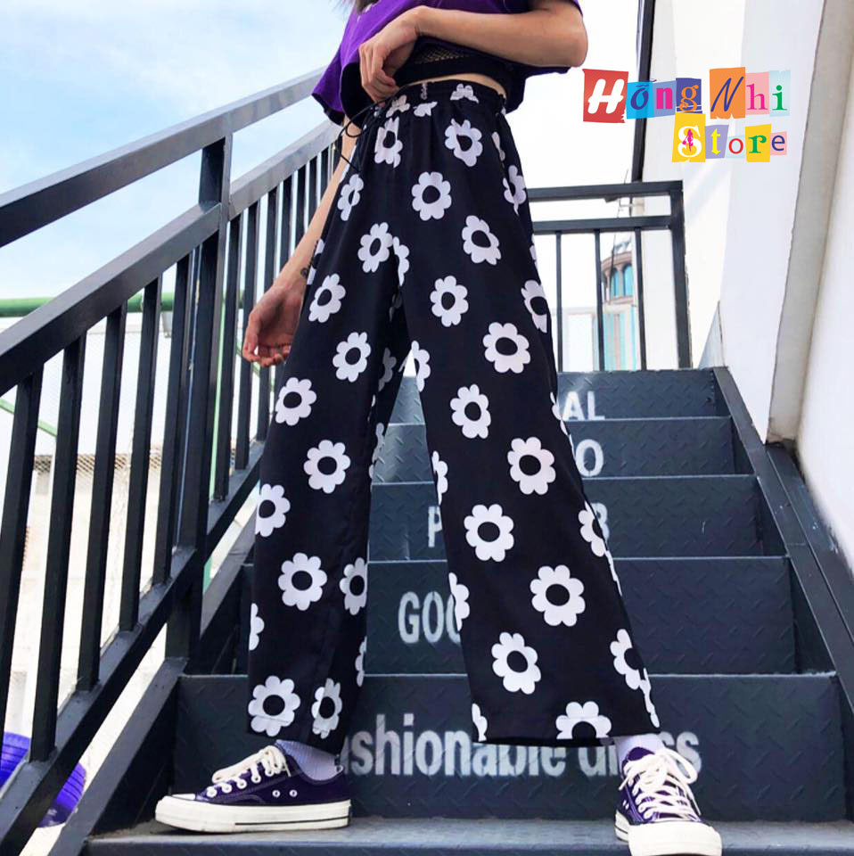 Quần Hoạt Hình Dài Ống Rộng Cartoon Pant Oversize Ulzzang Unisex - MM