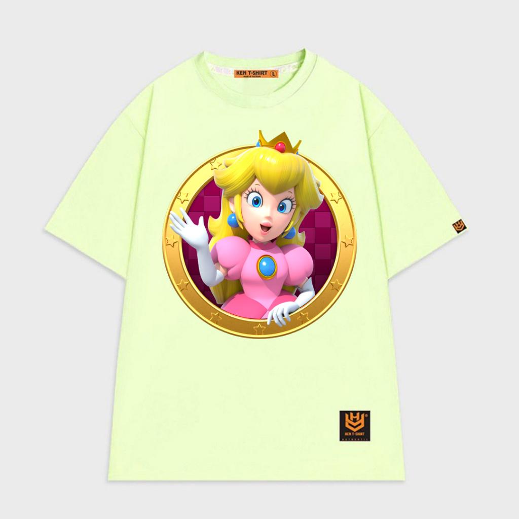 Áo thun tay lỡ unisex công chúa Peach game super Mario vui nhộn BND27