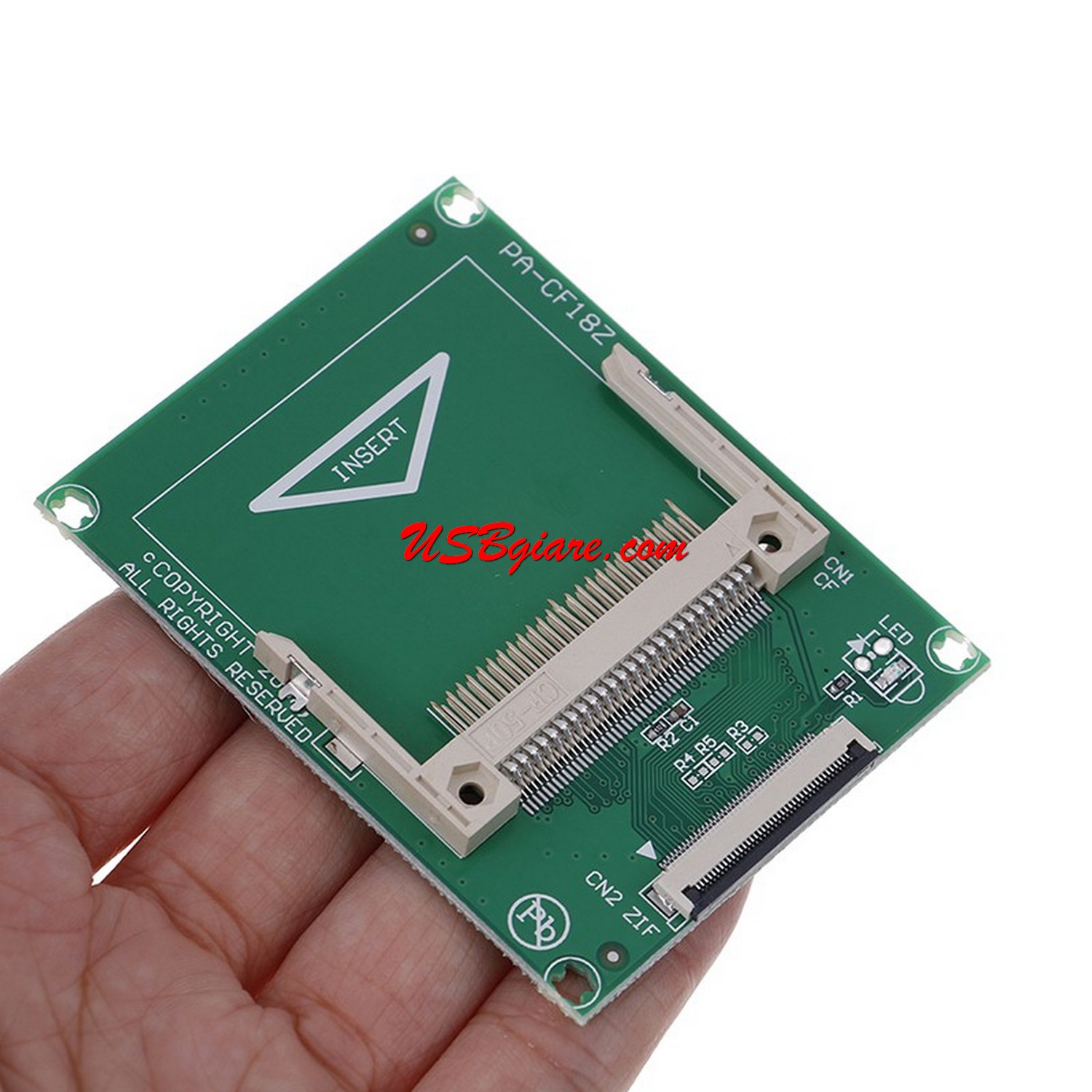 Thẻ chuyển đổi 50 Pin CF Card to 1.8 "CE ZIF SSD Adapter Converter for Computer Laptop