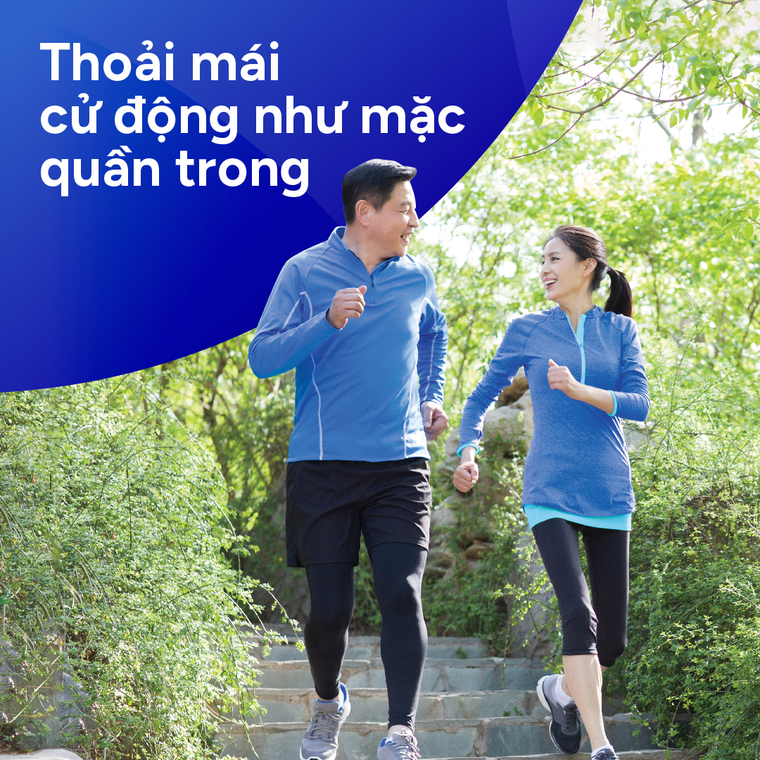 Tã quần người lớn Confidence Slim&amp;Fit mỏng nhẹ vừa vặn size M gói 16+2 miếng