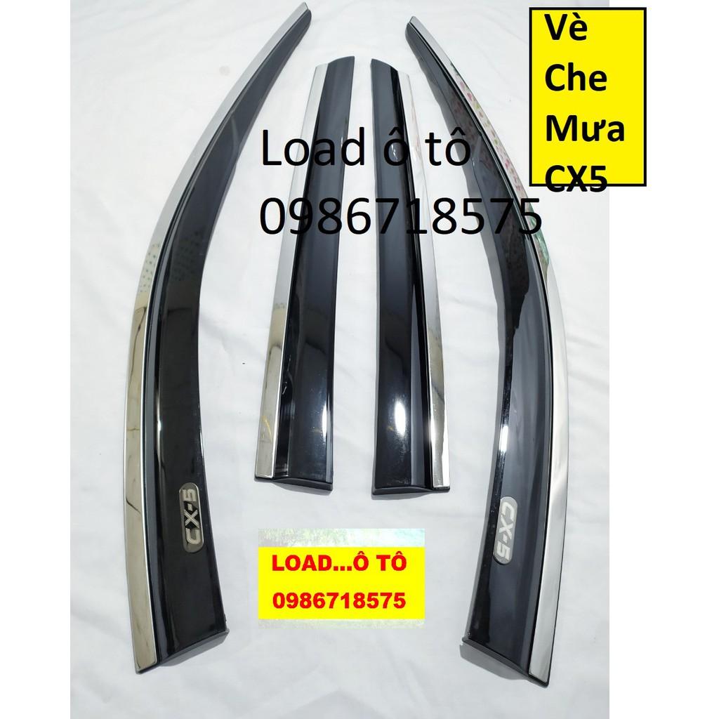 Vè Che Mưa Xe MAZDA CX5 2023-2015 CHỈ INOX CAO CẤP