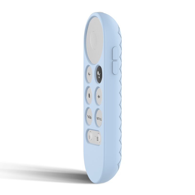 MỚI NHẤT Vỏ silicon mềm chống trượt cho điều khiển từ xa Chromecast Vỏ bảo vệ cho Google TV 2020 Điều khiển từ xa bằng giọng nói Màu sắc: Trắng