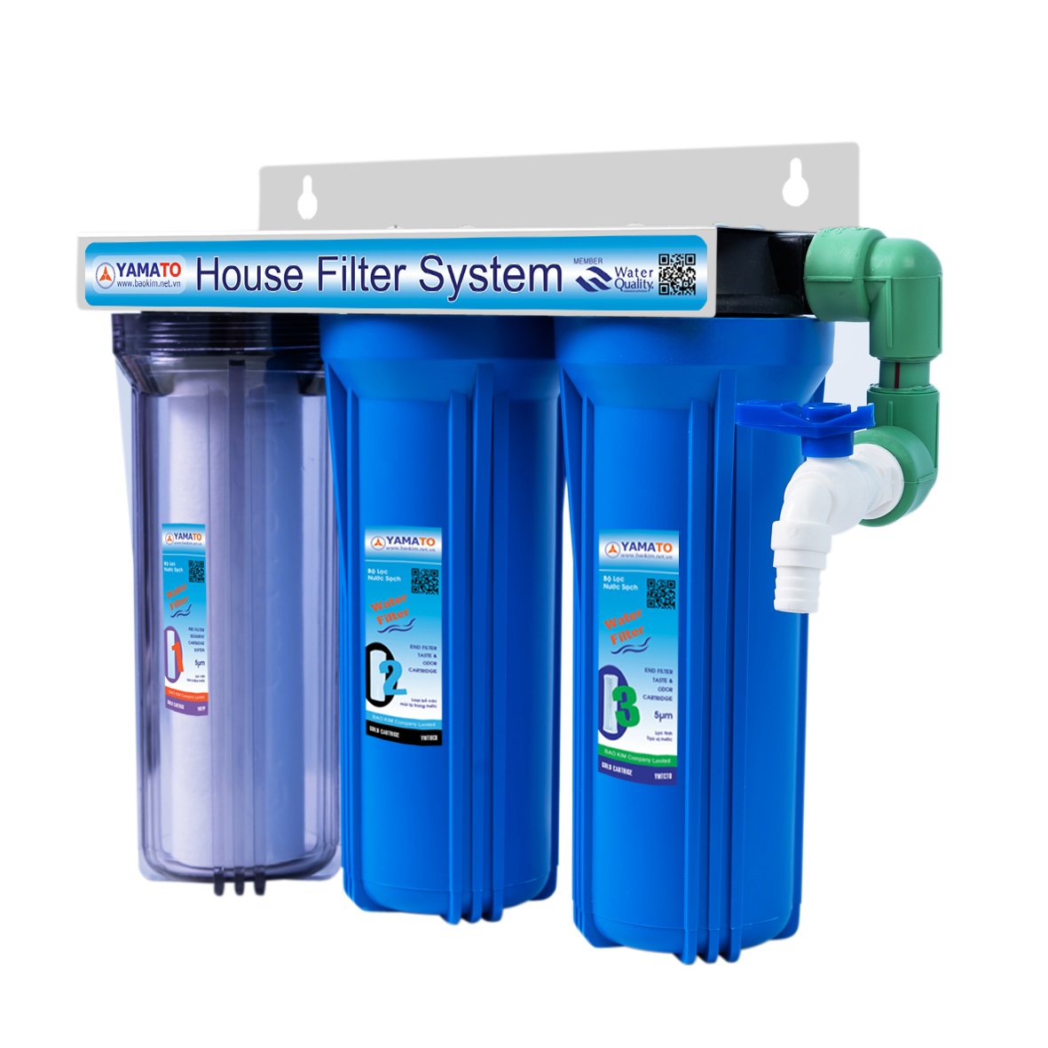 Bộ lọc nước sinh hoạt gia đình Yamato 10 inch – 3CWPP