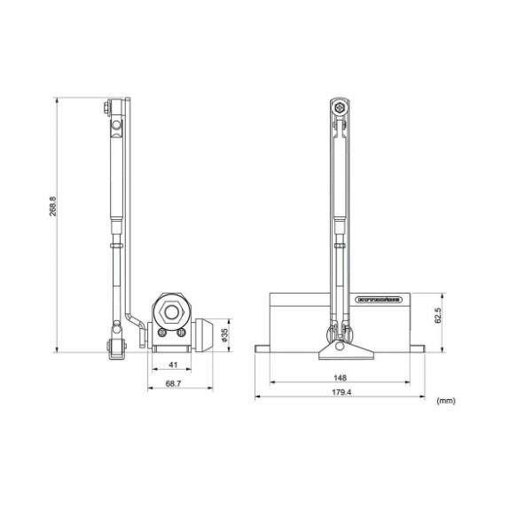 Tay co thuỷ lực Huy Hoàng TC01A