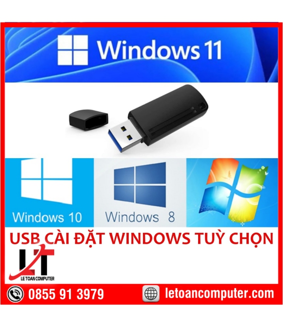 USB Cài Đặt Hệ Điều Hành Windows Tuỳ Chọn