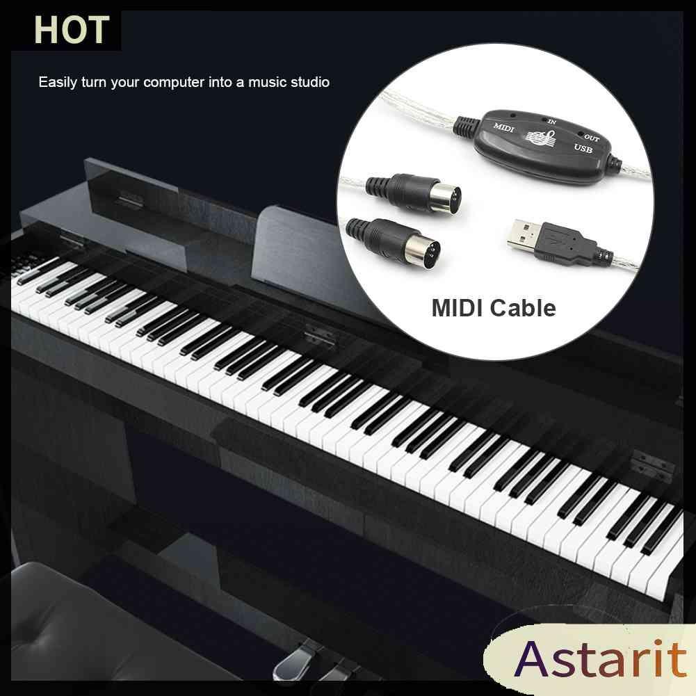 Cáp Chuyển Đổi MIDI Sang USB Chuyên Nghiệp Cho Bàn Phím Điện Tử