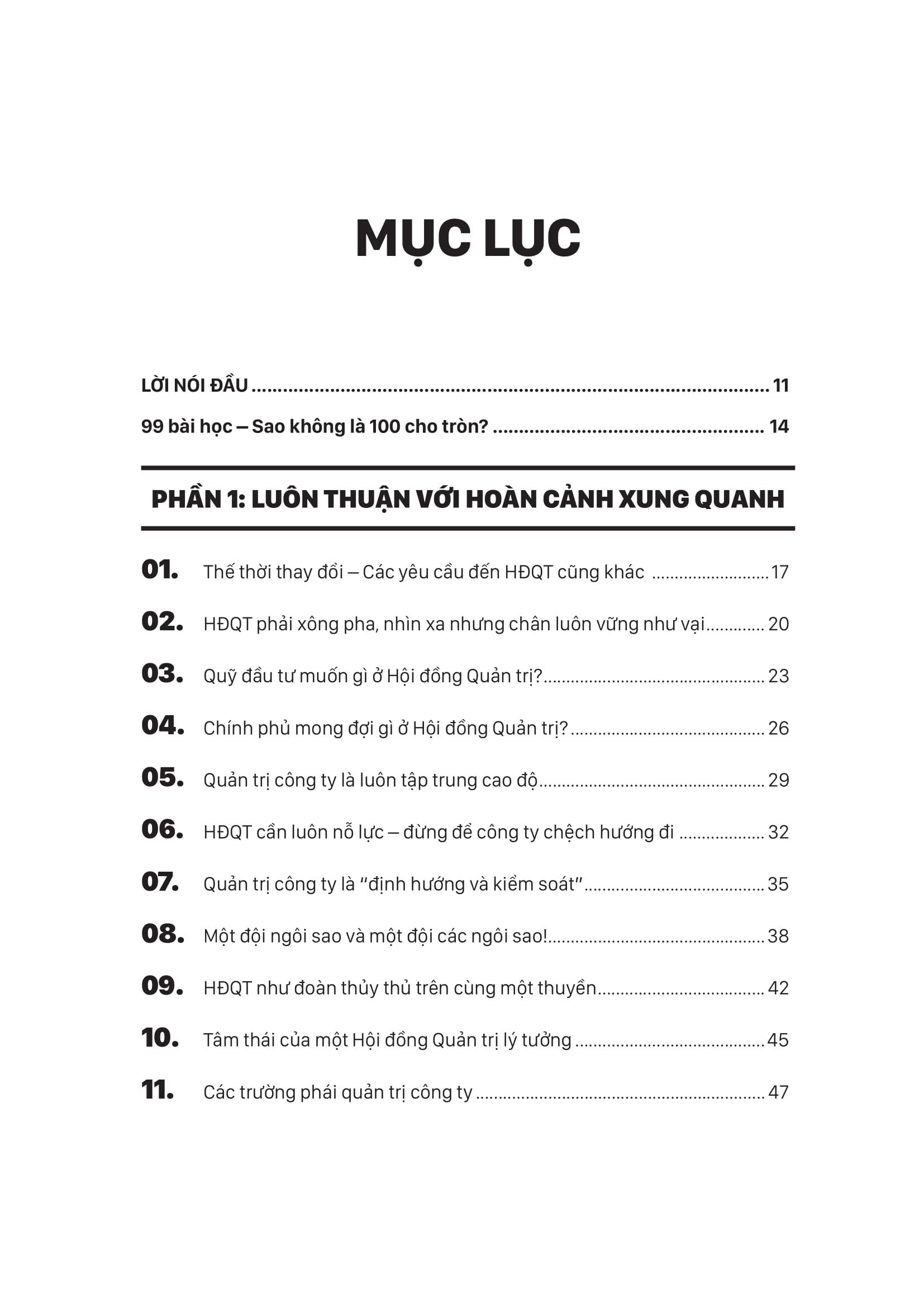 Sách - Quản Trị Công Ty Hiện Đại - 99 Bài Học Truyền Cảm Hứng Cho Hội Đồng Quản Trị Và Ban Điều Hành Cấp Cao