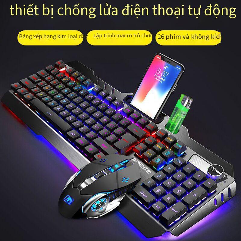 Giá thấp nhất Xinmeng Mamba con rắn điên thao túng bộ bàn phím chuột trò chơi máy tính xách tay máy tính để bàn chuột phím có dây