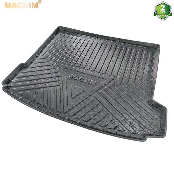 Lót cốp xe ô tô (qd) BMW X6 2009-2016 chất liệu TPV thương hiệu Macsim màu đen hàng loại 2