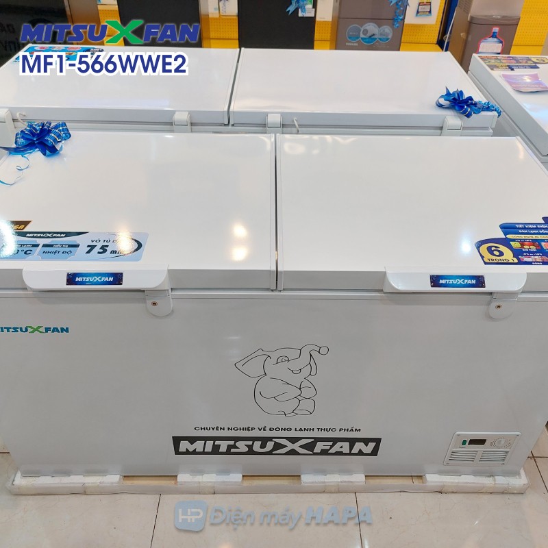 Tủ Đông MITSUXFAN MF1-766WWE2 Inverter, Dung Tích 850/ 600 Lít, Siêu Tiết Kiệm Điện, Cao Cấp Đa Chức Năng 6 Trong 1, MF1766WWE2, Tủ Cấp Đông Tiêu Chuẩn Châu Âu - Giao Miễn Phí TP.HCM &amp; Lân Cận, Hàng Chính Hãng