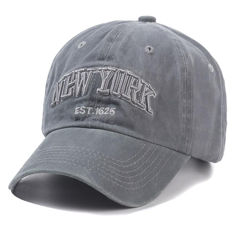 Thương hiệu New York rửa mũ bông cho nam giới Gorras Snapback Mũ bóng chày Casquette Dad Hat ngoài trời Color: Khaki