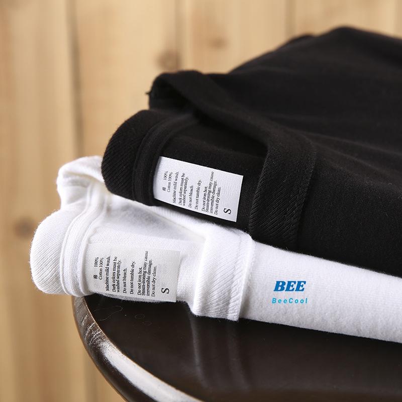 Áo thun unisex in mặt cười BeeCool thun cotton dày mềm mịn G1