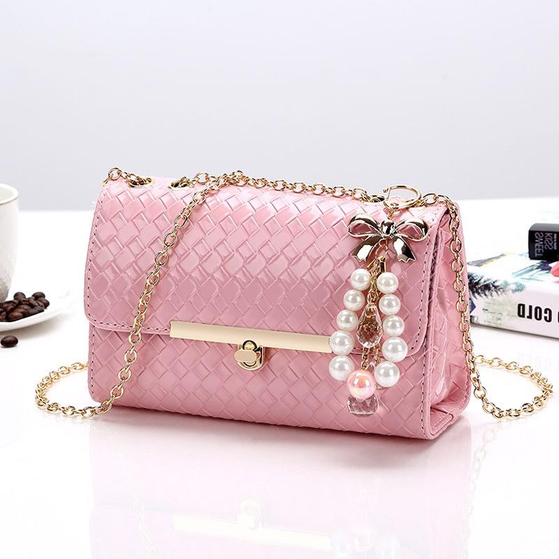Túi đeo chéo nữ caro khóa gài thời trang HT9