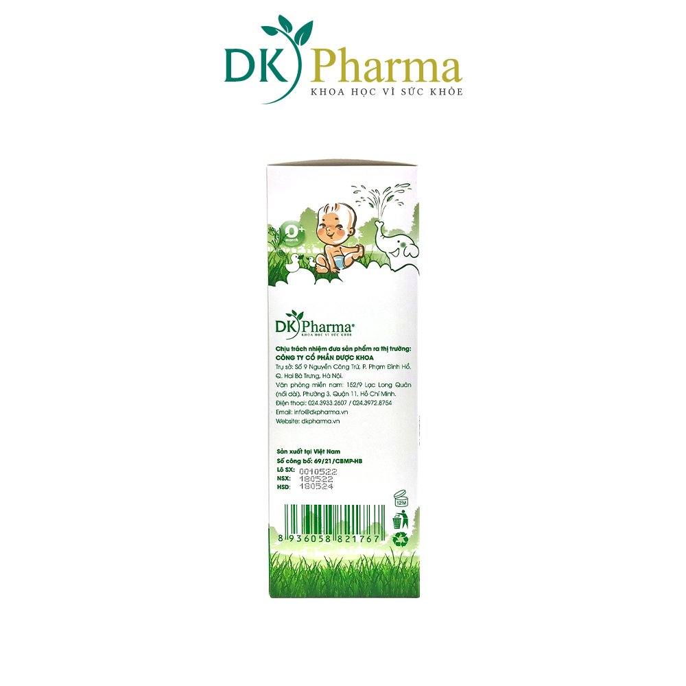 Nước thảo dược tắm gội cho trẻ sơ sinh DK Pharma Elemis 200ml