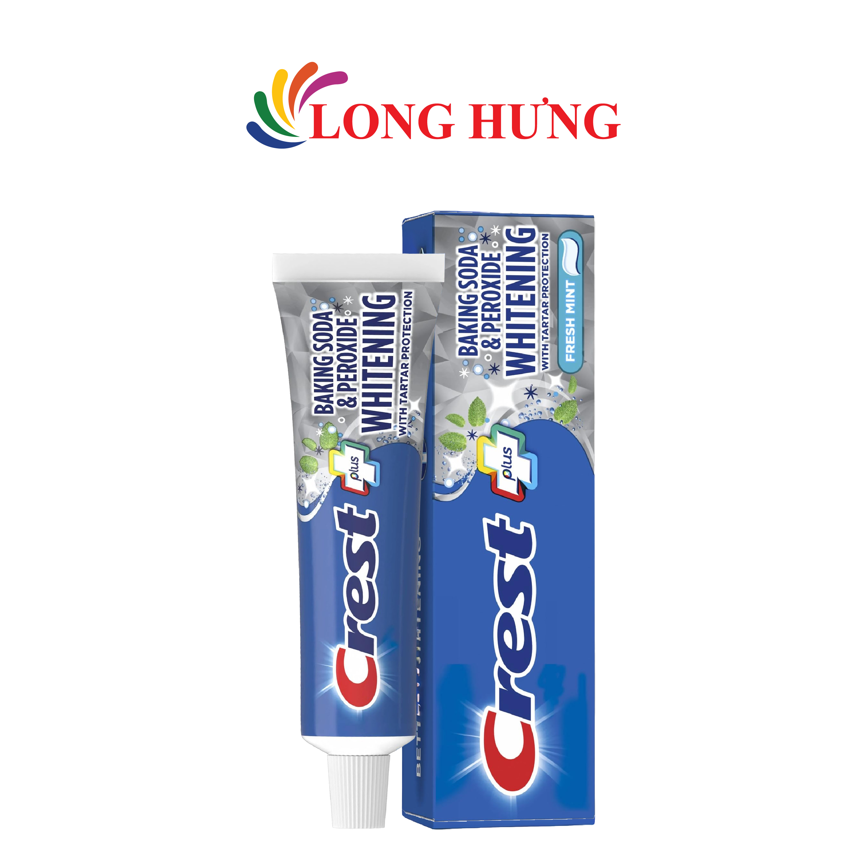 Kem đánh răng Crest Plus Whitening (161g) - Hàng chính hãng