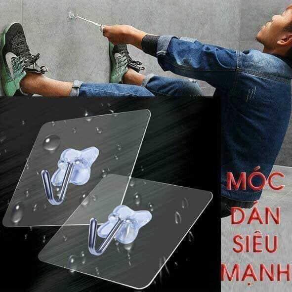 Combo 10 móc dán trong suốt siêu chắc