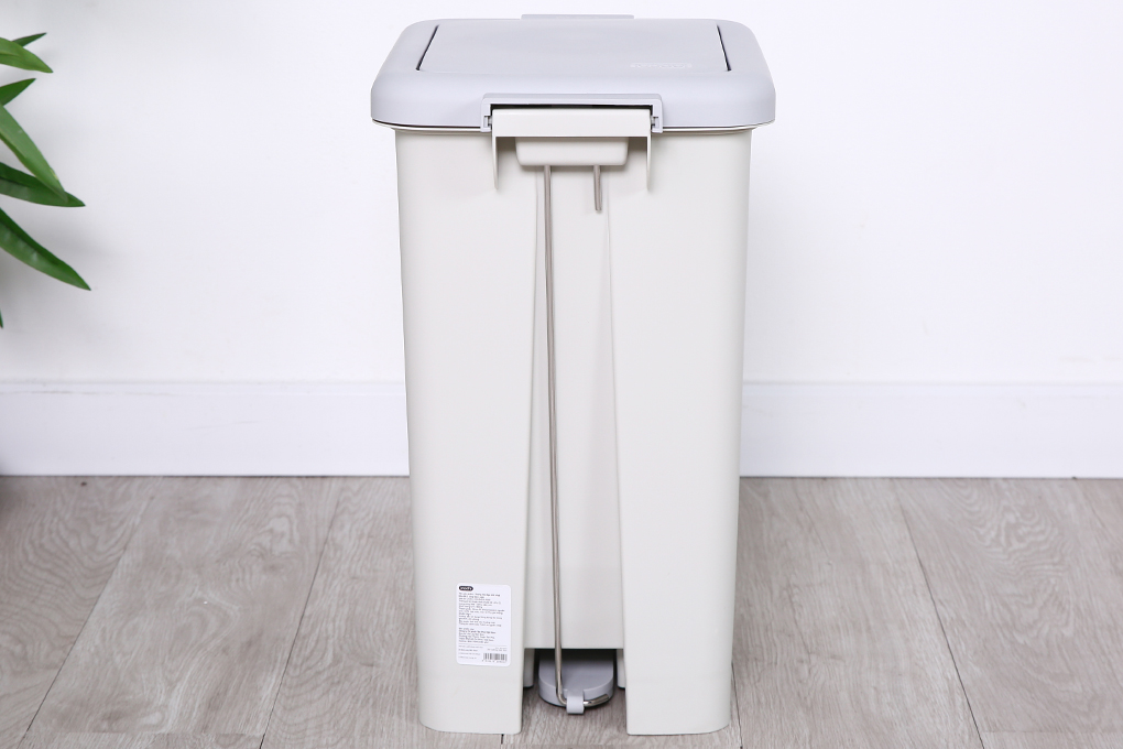 Thùng rác đạp chữ nhật Hiro 10L, 15L, 20L, 30L - Giao màu ngẫu nhiên