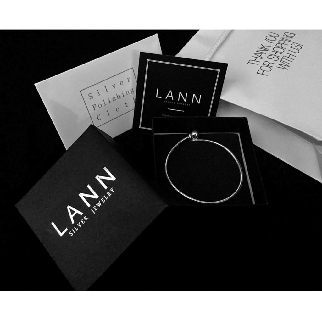 Kiềng bạc vô cực gài S925 LANN