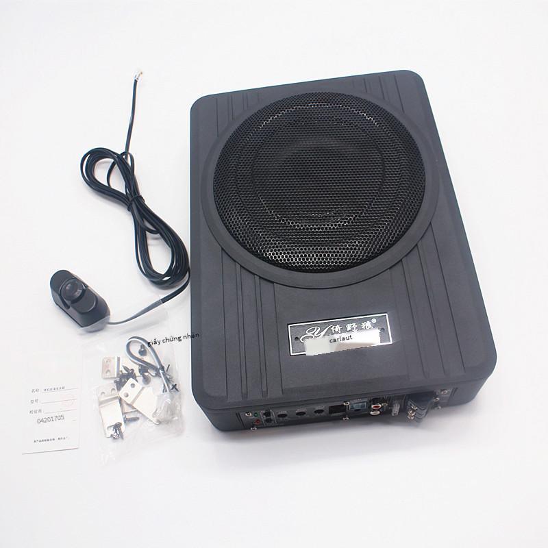 Đảm bảo chất lượng siêu mỏng loa siêu trầm ô tô ghế 8 inch công suất cao còi ô tô sửa đổi 12 v khép kín bộ loa khuếch đại