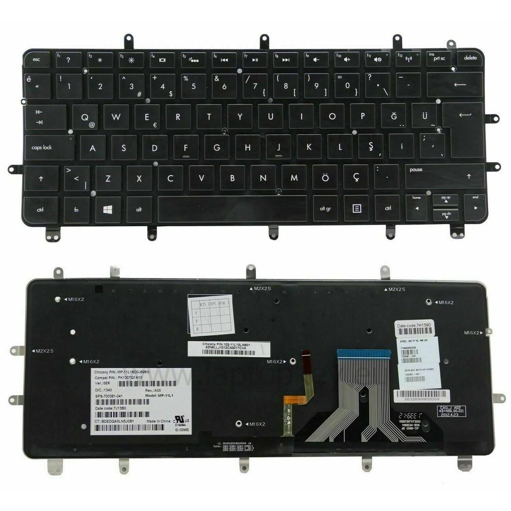 Bàn Phím laptop HP Spectre XT Ultrabook 13-2000 13-2100 XT PRO 13-B000 Spectre