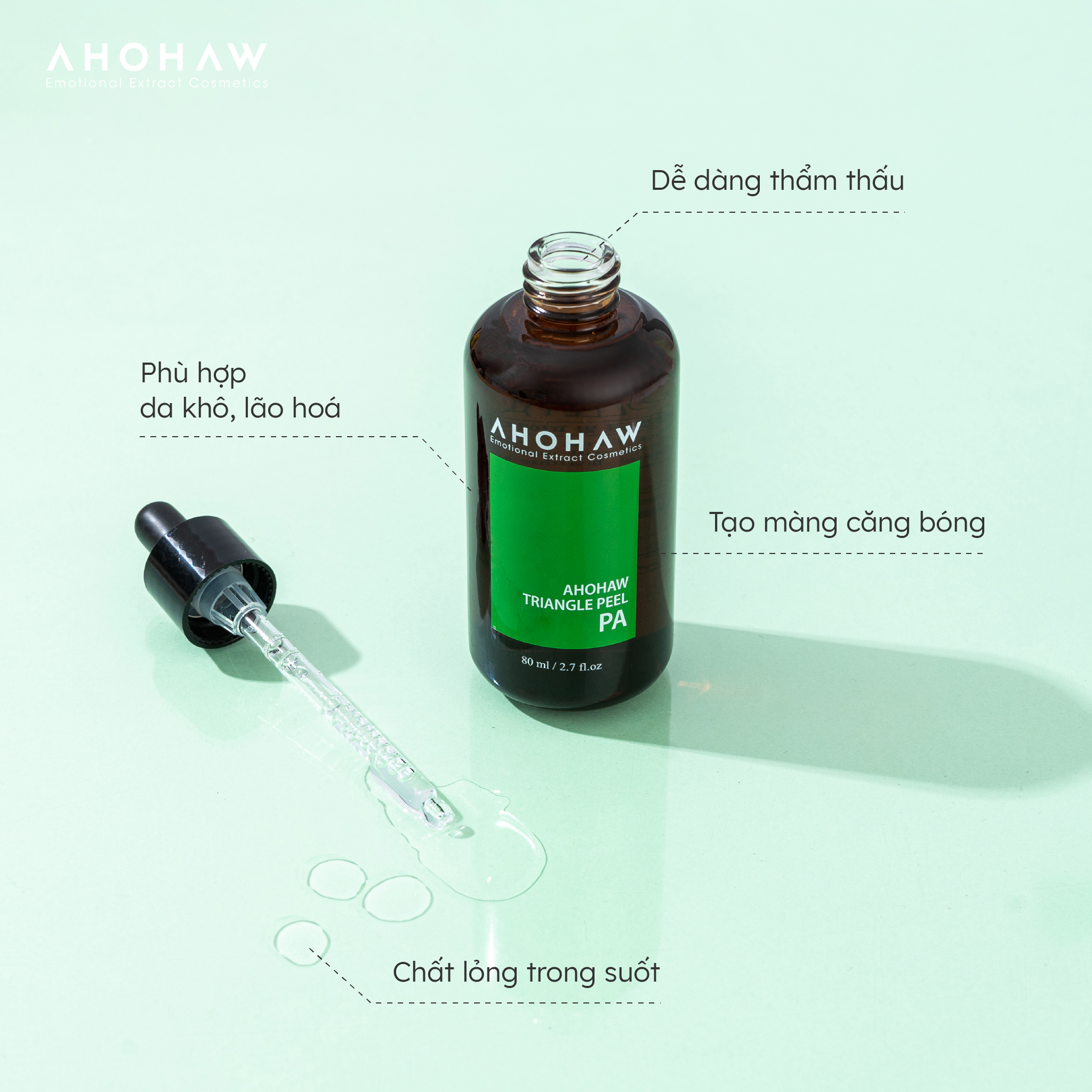 Peel Da Khô, Lão Hóa Ahohaw Triangle Peel PA ( 80ml ) - Hàng Chính Hãng