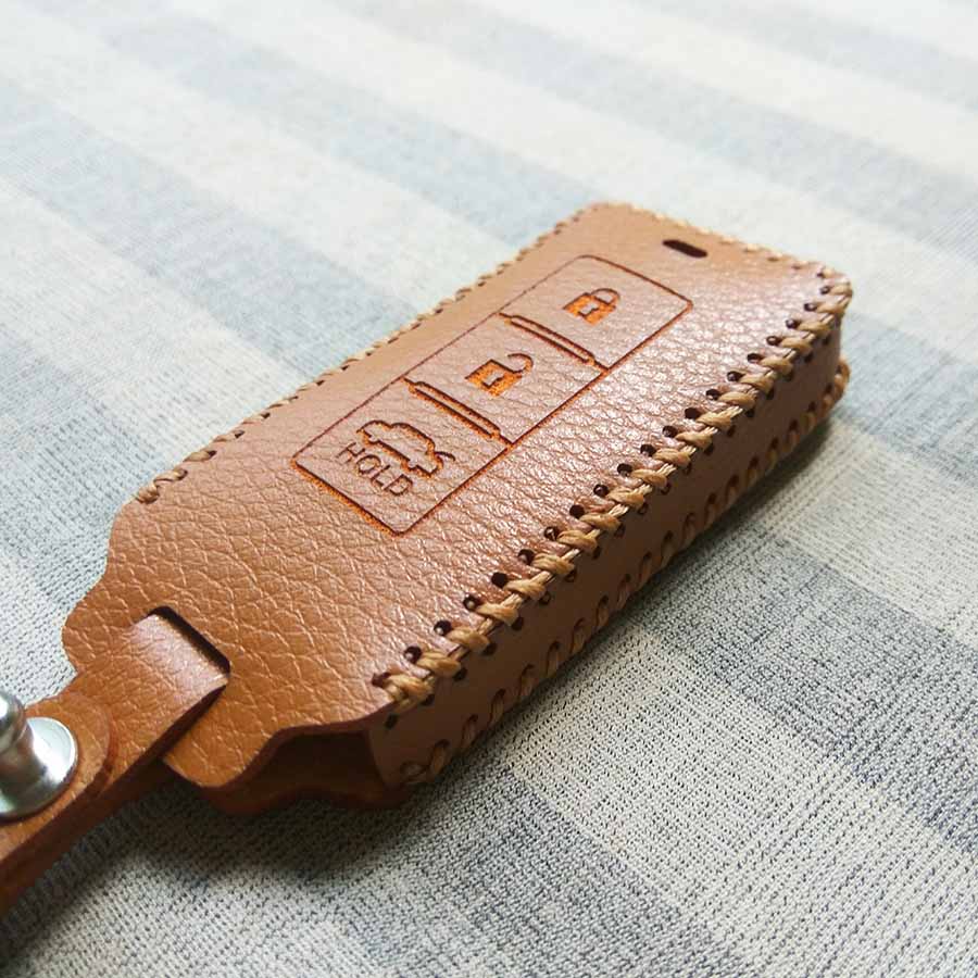 Bao da chìa khóa smartkey dành cho xe hơi Mitsubishi