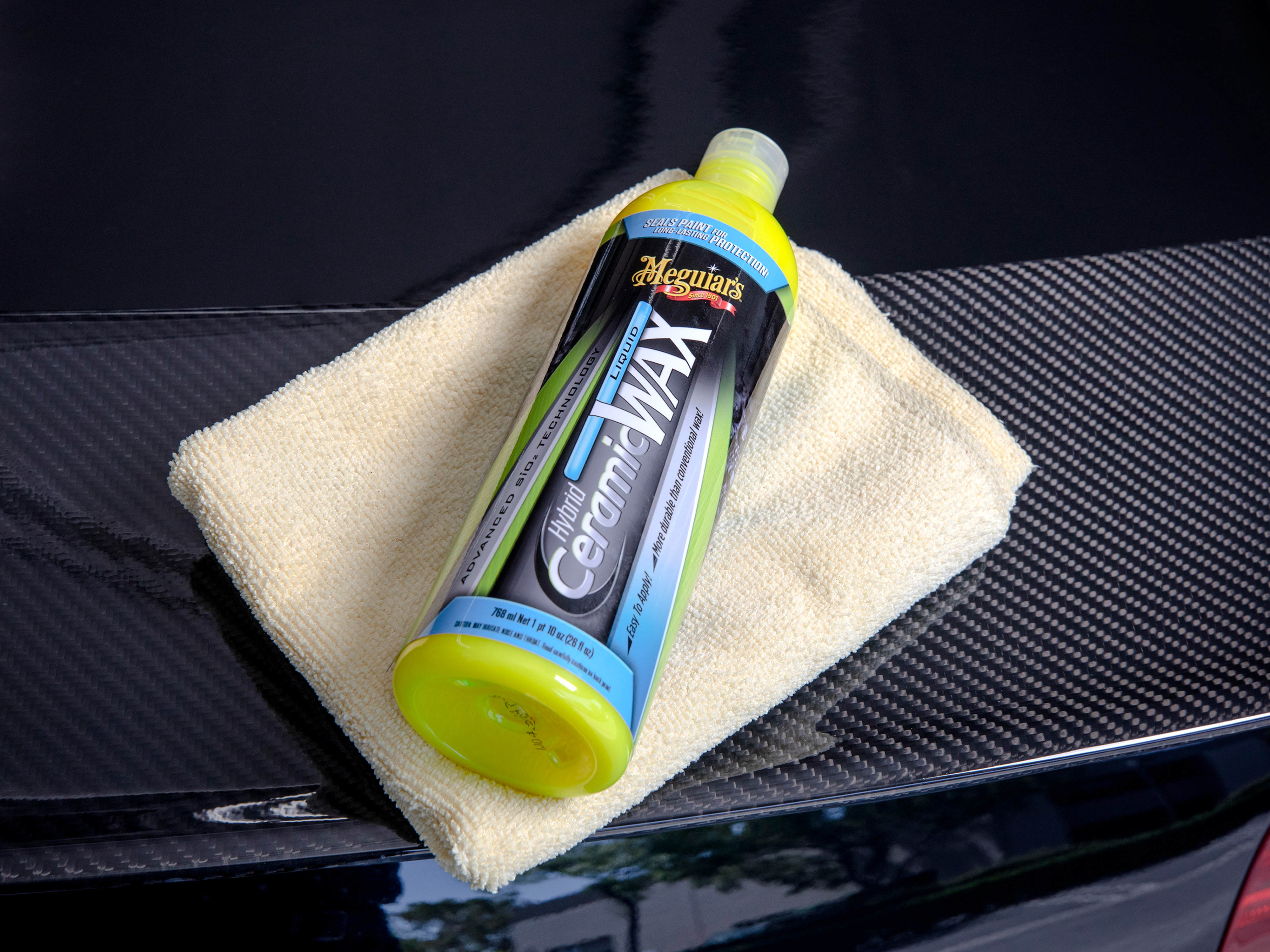 Meguiar's Wax bóng Ceramic cho sơn xe dạng kem - Hybrid Ceramic Liquid Wax - G200416, 473ml