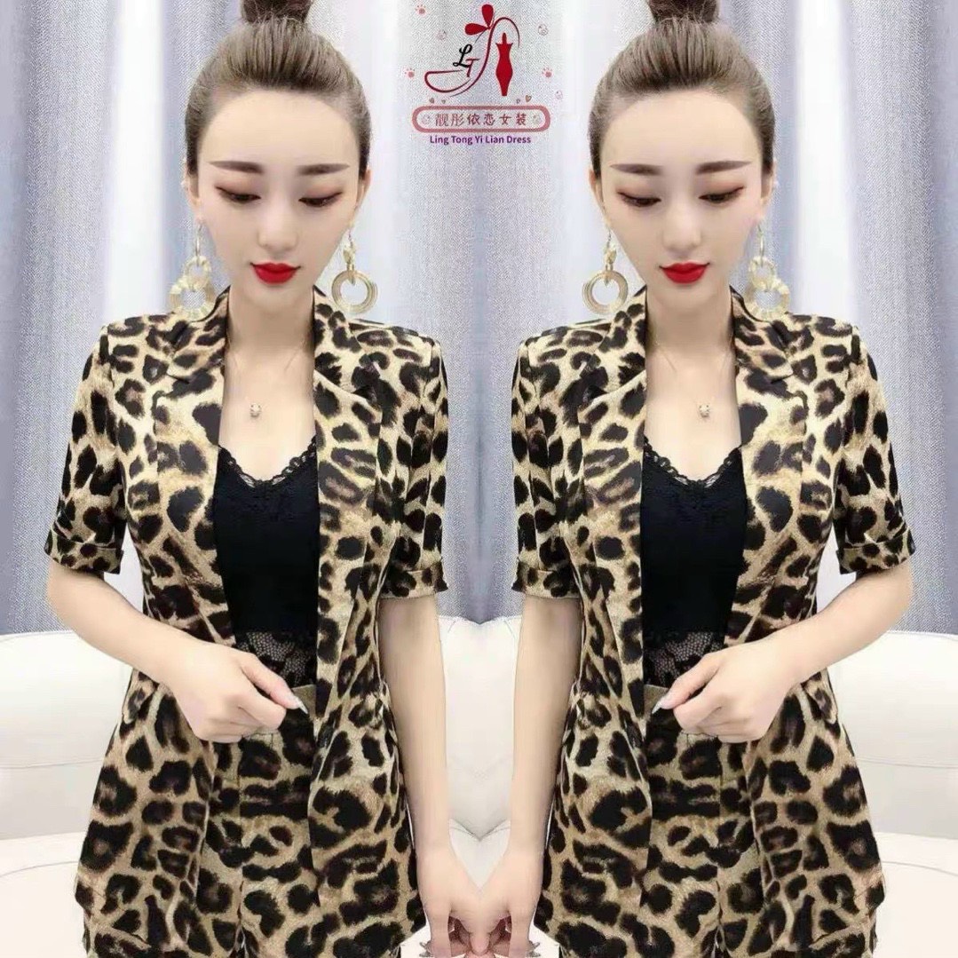 SÉT BỘ VEST DA BEO CAO CẤP