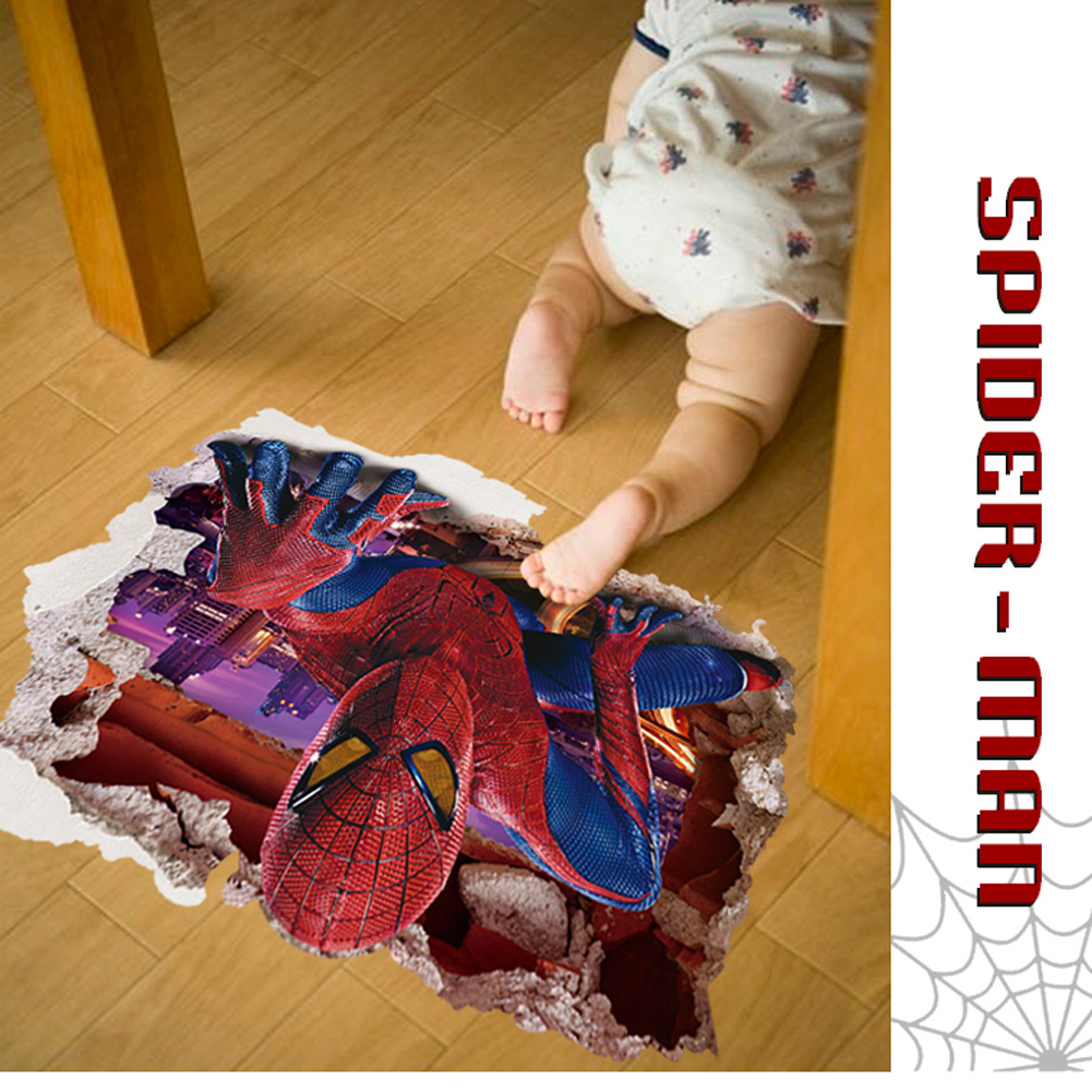 Decal Dán Tường Người Nhện Spider Man mẫu 7 Trang Trí Nhà Cửa Siêu Đẹp Sáng Tạo